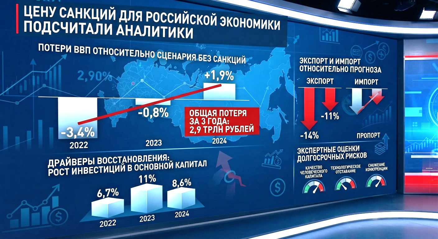 Цену санкций для российской экономики подсчитали аналитики