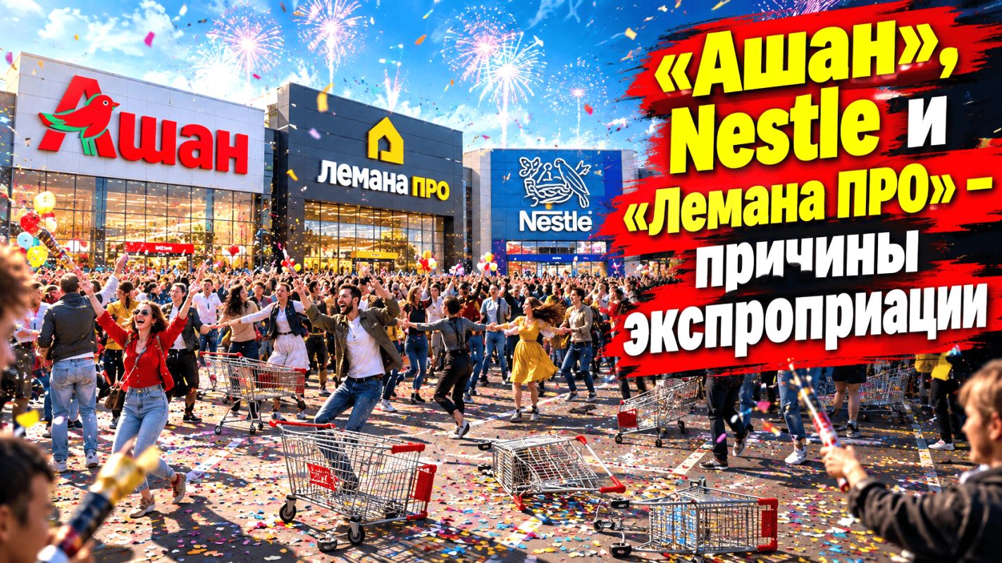 Новости бизнеса России: Ашан и Nestle – причины экспроприации