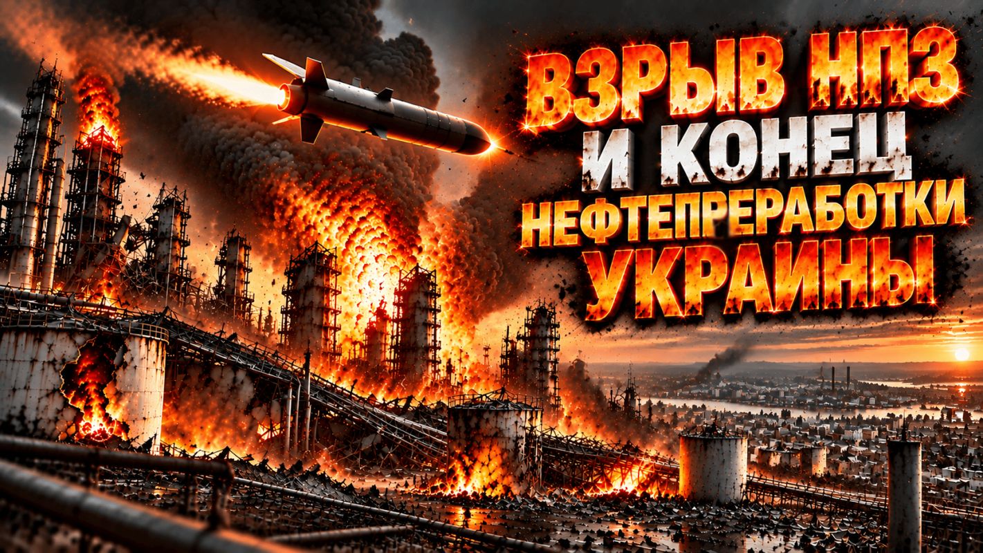 Взрыв НПЗ и российская «Герань» в венке украинской нефтепереработки